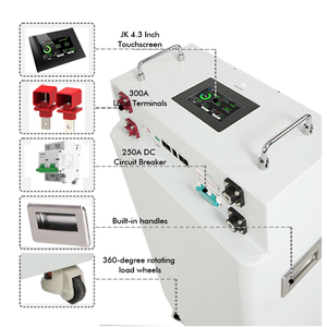 กล่องแบตเตอรี่15kwh แบบ DIY 48V 16S เหมาะสำหรับแบตเตอรี่ JK 200A Smart BMS - Product Image 3