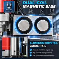 Machine de perçage portable MRCM MR-B13, perceuse magnétique portable de 13 mm, 1,15 kW, 0-800 tr/min, 110 V, 220 V