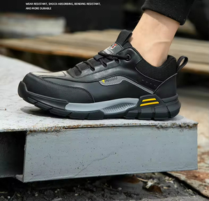 Bottes de travail unisexes robustes en gros, protection durable contre les chocs, semelle en caoutchouc résistante à l'huile, légères, imperméables et respirantes - Product Image 3
