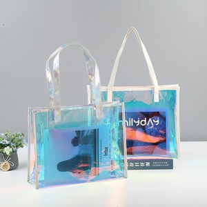 Bolsa de Compras de PVC Transparente de Gran Capacidad, Ecológica, con Diseño de Logotipo Personalizado - Product Image 2