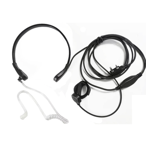 Micrófono de Vibración de Garganta con Tubo Acústico y Auricular, Interfaz de 3.5mm, Cable de 60cm para Radio Bidireccional, Micrófono de Garganta para <span class=keywords><strong>Walkie</strong></span> Talkie <span class=keywords><strong>Kenwood</strong></span> - Product Image 6
