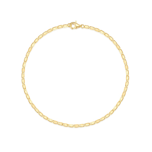 Pulsera de Plata S925 Ajustable de Moda CANNER, Pulseras de Cadena con Eslabones Chapadas en Oro de 18K para Mujer - Product Image 1