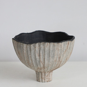 Florero alto gris moderno cerámica minimalista para bodas decoración del hogar Mesa Mini cerámica porcelana nórdica rústica - Product Image 4