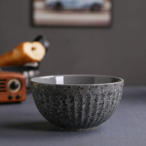 Tazón Redondo de Cerámica Estilo Americano Decorado con Flores Pequeñas Ecológico de Guangdong para Restaurante y Hogar para Arroz, Bocadillos y <span class=keywords><strong>Cereales</strong></span> - Product Image 4