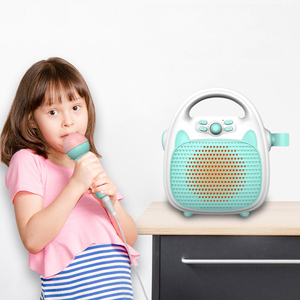 Mini máquina de karaoke para niños, dispositivo de canto con micrófono, <span class=keywords><strong>audio</strong></span> integrado, utilizado para educación temprana y juego - Product Image 2