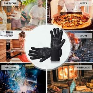 Guantes de barbacoa resistentes al calor, guantes de silicona para cocina, antideslizantes, para parrilla, ahumador, barbacoa, cocina y repostería - Product Image 6