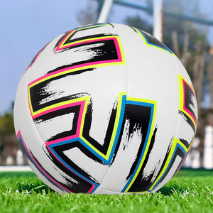 Balón de <span class=keywords><strong>Fútbol</strong></span> de Alta Calidad, Tamaño Oficial 5, PU Termosellado, Cosido a Máquina, con Logotipo Personalizado, para Entrenamiento - Product Image 2