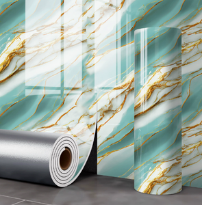 สติ๊กเกอร์ติดผนังลายกระเบื้อง PVC กันน้ำแบบม้วน - Product Image 5