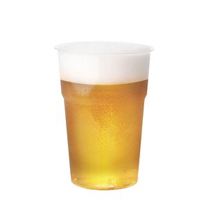 Bicchieri monouso in plastica rigida Kristal da 200 cc per bevande fredde e calde - Product Image 4