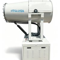 Canon à brouillard de 30 m avec rotation automatique et pulvérisation haute efficacité pour le contrôle environnemental de la poussière