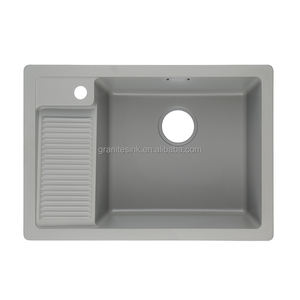 Caojin Lavabo rectangulaire en pierre moderne à un trou pour salle de bain ou hôtel Installation facile Conception d'<span class=keywords><strong>utilisation</strong></span> du comptoir - Product Image 5