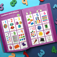 Nouveau livre musical électronique interactif pour bébés, apprendre à lire, livre sonore intelligent, impression de livres audio pour l'éducation préscolaire