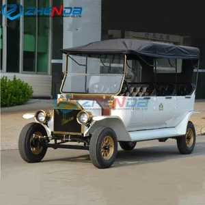 Mobil Tamasya Retro Antik, Mobil Tamasya 8 Tempat Duduk Antik 72V Retro Angin Elektrik untuk Dijual