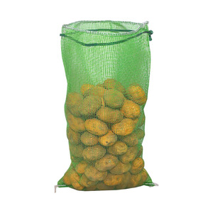 high quality 5kg 10kg 25kg PP mesh <b>bag</b> with drawstring for packing potato onion <b>vegetable</b> fruits firewood - Product Image 6