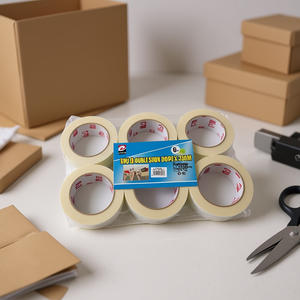 Nastro Biadesivo Acrilico Sensibile alla Pressione Mnj, 3,6 Cm X 30 M, Senza Residui, per Uso Ufficio, Imballaggio e Fissaggio, Confezione da 6 Pezzi - Product Image 3