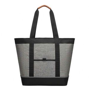 Insulated Cooler <b>Bag</b> - <b>Large</b>, Leakproof with Thermal Foam - Ideal for Grocery, Travel, <b>Beach</b> & Picnic - Product Image 2