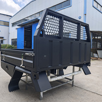 Bandeja de Aluminio para Camioneta de Cabina Simple con Tanque de Agua Integrado y Cabecera Personalizada para Pickup