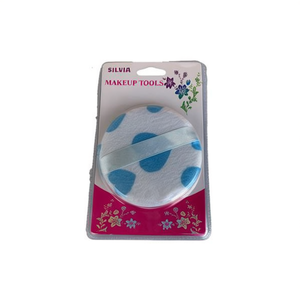 Silvia Makeup Powder Puff Blue Dots 12Pcs Cosmetic Tool - Product Image 2