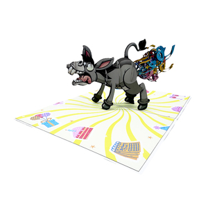 Best Selling <b>Handmade</b> Pony Thanksgiving Birthday Pop Top Trending Custom Design <b>Paper</b> Crafts Hanoi Gift Offset Printing Animal - Product Image 1