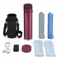 Enfriador de Insulina Portátil con Alimentación USB, Termostato Digital, Bolsa de Transporte para Viajes, Estuche para Insulina