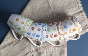 HappyGo Set di piatti da pranzo in porcellana bianca di alta qualità con tappetino personalizzato stampato da pranzo Serveware fondo piatto per <span class=keywords><strong>Horeca</strong></span> - Product Image 4