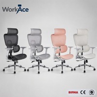 Chaise de bureau exécutive ergonomique moderne et confortable, six coloris, hauteur réglable, pivotante, pour chambre à coucher