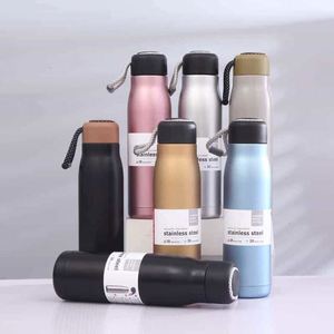 <b>Double</b> <b>Wall</b> Stainless Steel Thermal Cup With <b>Double</b> Mouth for Coffee <b>Mug</b>, Custom Color and Logo Gift Bottle - Product Image 1