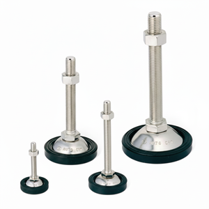 Juego de 8 piezas de almohadilla de goma antideslizante de pie de nivelación serie AUTOCFT para equipos eléctricos - Product Image 1