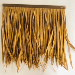 Diseño tradicional PVC PE Fuego y paja-Testado Techo de paja artificial Techo de <span class=keywords><strong>Palma</strong></span> artificial Testado de paja artificial - Product Image 2