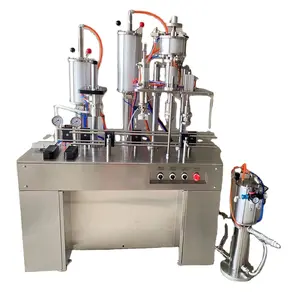 start up 3 in one aerosol filling machine for cleaning foam dashboard cleaner