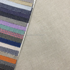 Nuovo Tessuto Leggero in <span class=keywords><strong>Cotone</strong></span> e <span class=keywords><strong>Lino</strong></span> con Texture Intrecciata, Tinto in Filo a Pied-de-Poule per Camicie, Abiti, Pantaloni e <span class=keywords><strong>Tende</strong></span> di Lusso - Product Image 6