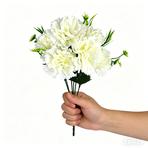 Ramo de 6 Flores Hecho a Mano, Carnaciones, Macetas, Jardineras, Decoración para Eventos Deportivos, Ceremonias de Entrada, Flores Artificiales para Sostener en la Mano - Product Image 5