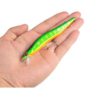 Esca Vibrazione ABS da 11,5 cm e 11,5 g con Sonagli, Design Bionico a Anguilla per <span class=keywords><strong>Spigola</strong></span> e Marlin, Stampata con Ami - Product Image 4