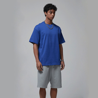 T-shirts épais pour hommes, coupe oversize à épaules tombantes, 100% coton, vierges, personnalisables avec logo, style streetwear