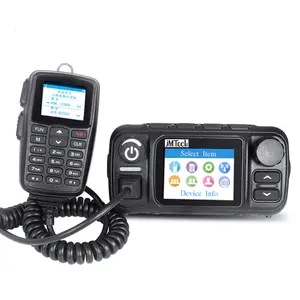 IP 25W Mobile radio transceiver 4g GPS network and analog uhf vhf dual band mobile SIM car walkie talkie long range radio 4G LTE