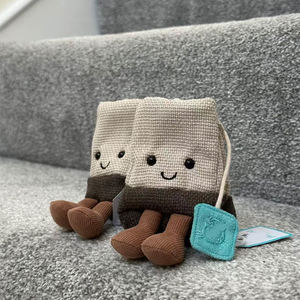 Nieuw Uk Limited Jelly Cat Leuk Theezakje Echt Schieten Pluche Rustgevende Pop Verjaardagscadeau Knuffel Voor Kinderen Pp Katoen Gevuld - Product Image 4