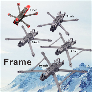 Châssis de drone FPV HAOYE <span class=keywords><strong>RC</strong></span> <span class=keywords><strong>8</strong></span> pouces, châssis FPV pour <span class=keywords><strong>RC</strong></span> FPV Freestyle longue portée, matériau de qualité OEM/ODM - Product Image 2