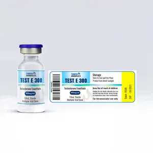 Custom Brand Logo Print 10ml Pharma Vial Steroid Labels