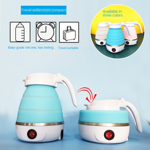 New Style Portable Household Retractable Folding <strong>Small</strong> Electric <strong>Kettle</strong> Travel Folding Food Grade Silicone Mold Electric <strong>Kettle</strong> - Product Image 4