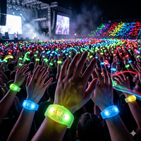 Bracelets lumineux LED en gros pour concerts, stades, événements – Fournisseur de bracelets lumineux personnalisés
