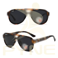 Lunettes de soleil polarisées de luxe pour hommes et femmes, monture métallique, vente en gros, design tendance
