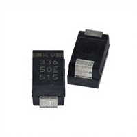 Condensador de Polímero de Tantalio KEMET T521X336M050ATE050 de 33μF ±20% 50V CC en Stock
