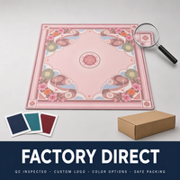 Tapis de Mahjong en Caoutchouc de Haute Qualité RISING, Antidérapant, Résistant à la Saleté, Silencieux, Design de Tapis de Jeu, Style Américain, Pliable