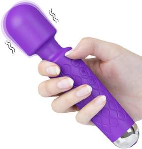 Carga USB explosiva Potente barra AV vibradora 20 Frecuencia 8 Velocidad Impermeable Masturbación Vibrador varita para mujer - Product Image 1