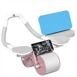 Supporto per Gomito con Ruota a Rimbalzo Automatico Bodyup PP, <span class=keywords><strong>Design</strong></span> a 2 Ruote, per Allenamento Addominale, Uso in <span class=keywords><strong>Palestra</strong></span>, Leggero, Durevole, Ecologico - Product Image 3