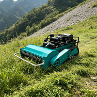 Tagliaerba Robotizzato Cingolato Diesel CE EPA 500mm Approvato per Ogni Terreno, Telecomandato, per Giardino e Casa