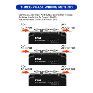 Modules de thyristors bidirectionnels à double haute puissance, régulateurs de tension, semi-conducteurs électroniques <span class=keywords><strong>MTT</strong></span> KANE MTC 55/16E 55A 1600V - Product Image 5