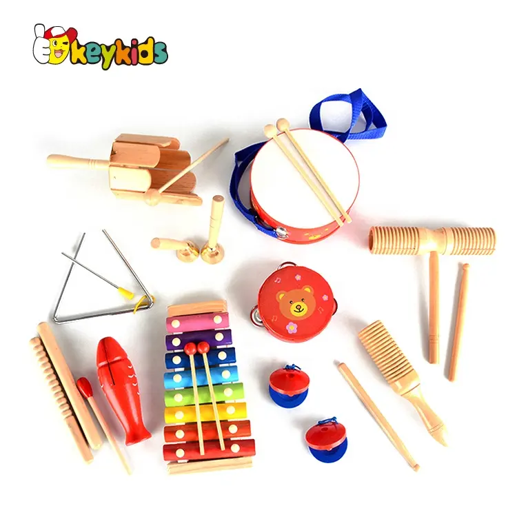 New lovely educational wooden baby musical toy instruments for preschool W07A173
