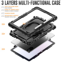 Pour Xiaomi Redmi Pad 2 2025 11 pouces tablette antichoc robuste étui en Silicone poignée intégrée support rotatif
