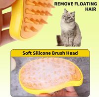 Brosse de toilettage pour chat auto-nettoyante portable 2025, bain à vapeur, shampooing, outils de toilettage à aiguilles